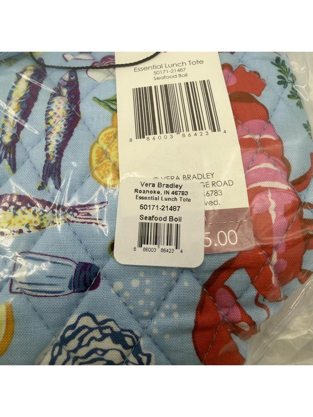 Vera Bradley - Essential Lunch Tote - Cotton - Seafood Boil - Picture 5 of 5